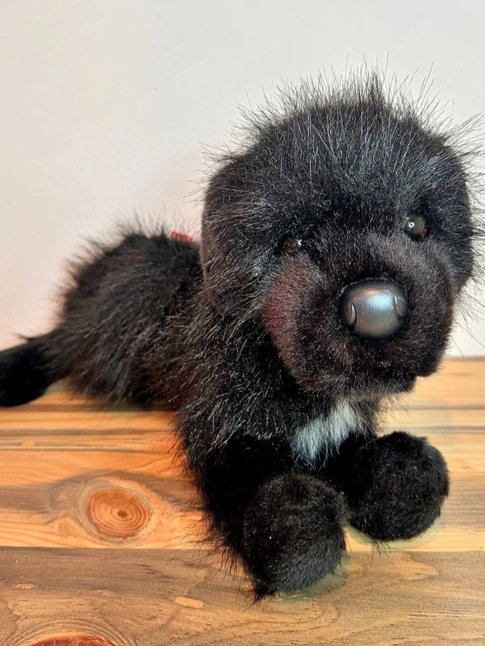 Douglas Black Toy Black Plush Dog Toy